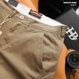  Quần short nam Heboz kaki classic 5M - 00002723 