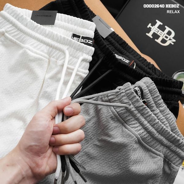  Quần thun nam Heboz bộ dập nổi 3M - 00002640 