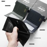  Ví da nam Heboz sọc đứng RÊU - 00002562 