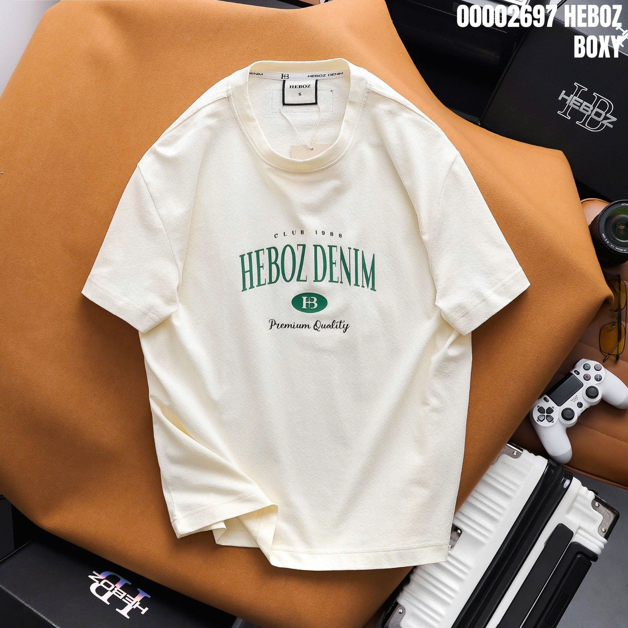  Áo thun nam Heboz boxy logo 3M - 00002697 