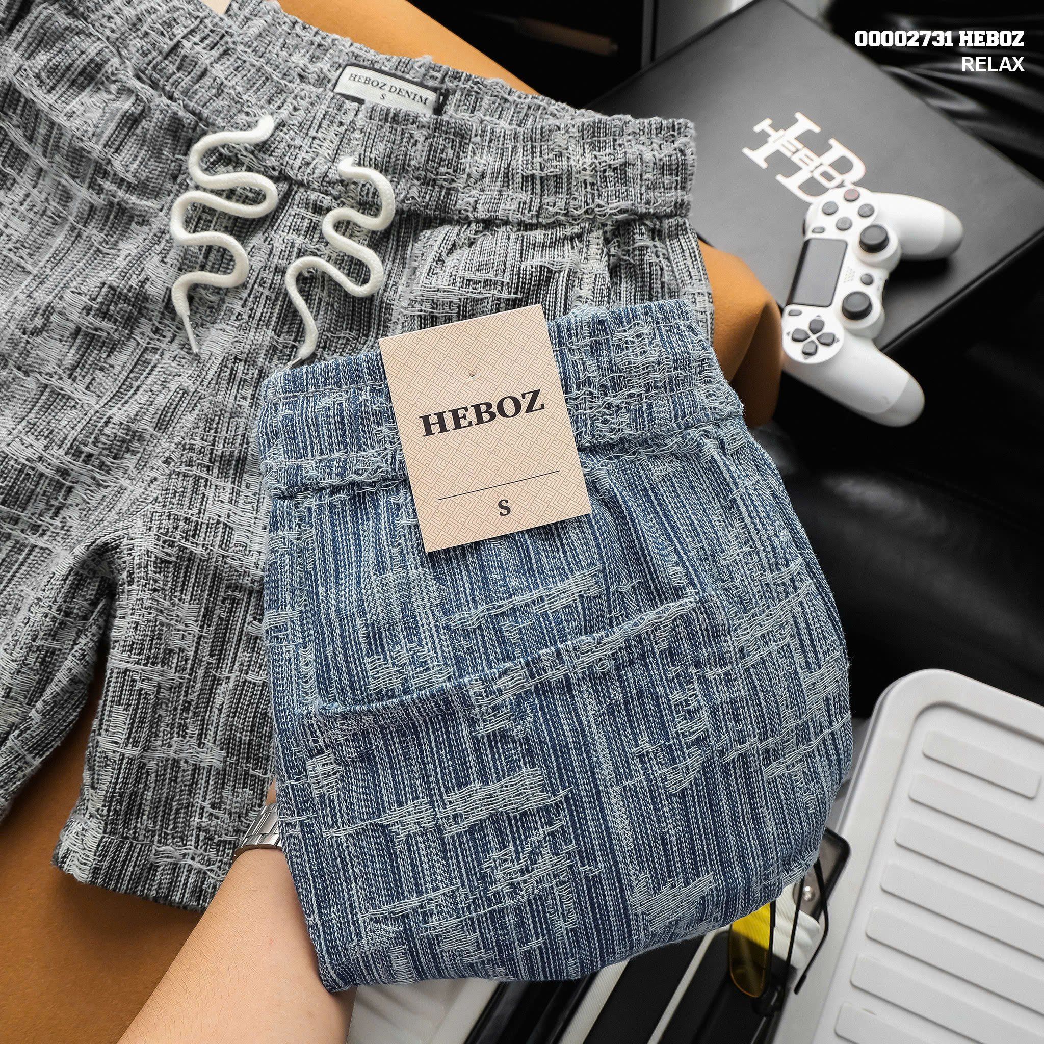  Quần short nam Heboz Jacquard 2M - 00002731 