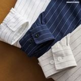  Áo sơ mi nam oxford sọc Heboz 4M - 00002576 