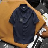  Áo sơ mi nam Heboz ngắn tay Gân chéo 3M - 00002585 