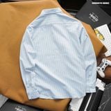  Áo sơ mi nam oxford sọc Heboz 4M - 00002576 