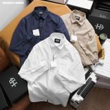  Áo sơ mi nam Heboz double stripped 3M - 00002633 