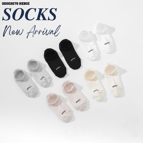  Vớ cổ ngắn Nam Heboz Logo 5M - 00002679 