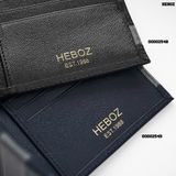  Ví da sọc ngang Heboz đen - 00002548 