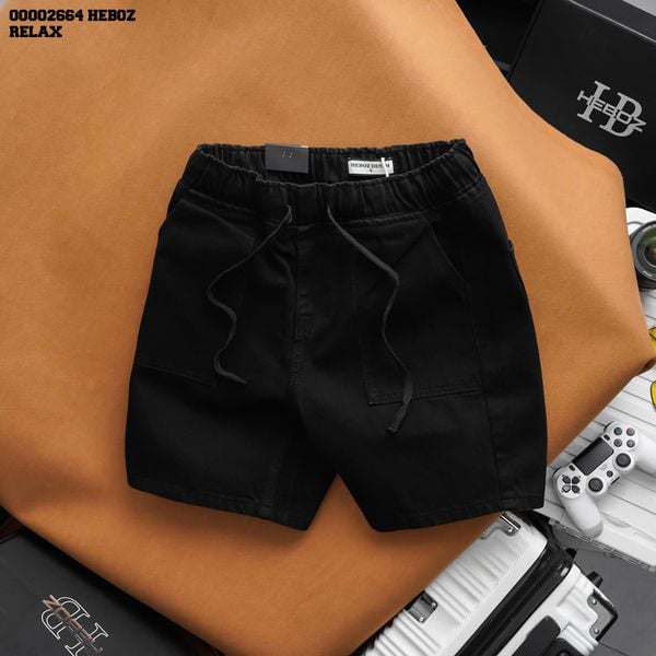  Quần short jean Nam Heboz lưng thun 016 - 00002664 