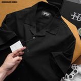  Áo sơ mi nam Heboz cổ pijama kaki 5M - 00002625 