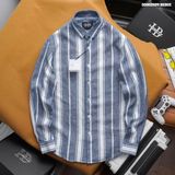  Áo sơ mi nam Heboz linen stripped 4M - 00002595 