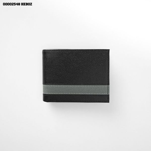  Ví da nam Heboz sọc ngang đen - 00002548 