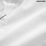  Áo sơ mi nam Heboz trắng linen cotton - 00002634 