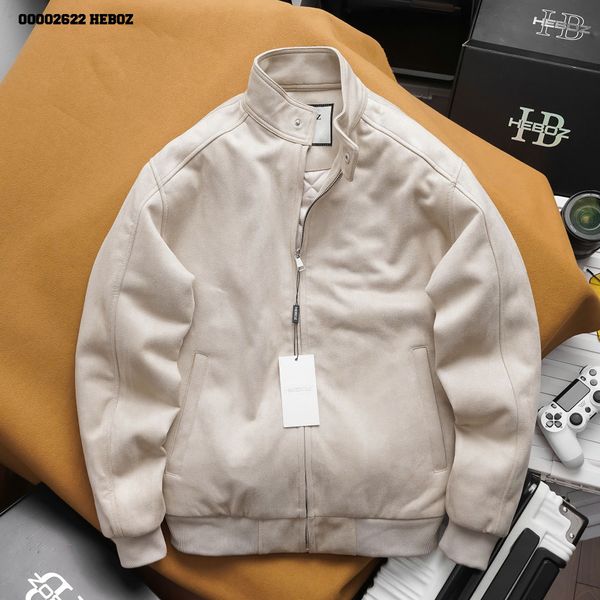  Áo khoác nam Heboz da lộn chần bông 3M - 00002622 