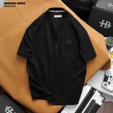  Áo thun nam Heboz cổ kiểu zip 2M - 00002521 