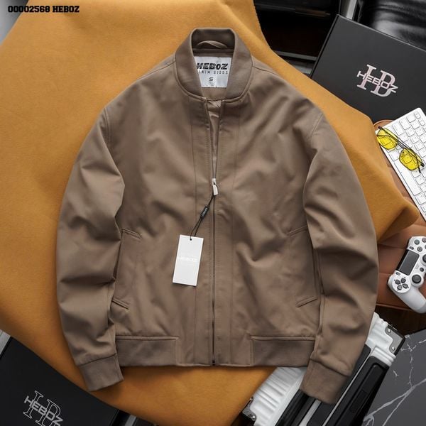  Áo khoác bomber nam Heboz vải kaki Basic25 3M - 00002568 