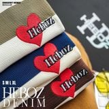  Áo thun nam Heboz heart stripped 3M - 00002567 