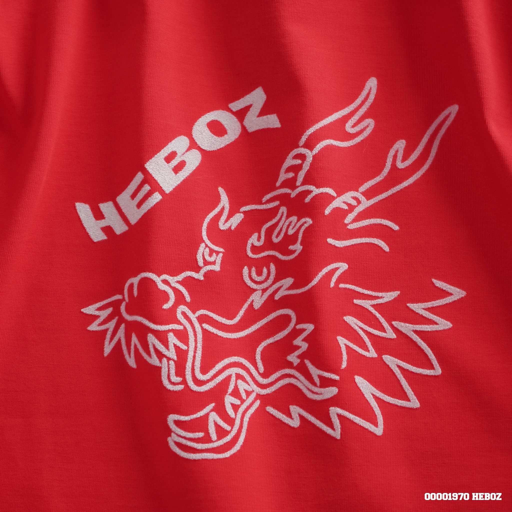  Áo thun in nhung dragon Heboz 2M - 00001970 
