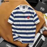  Áo thun nam Heboz heart stripped 3M - 00002567 