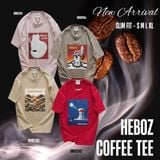  Áo thun nam Heboz Hilly coffee (Nâu Nhạt) - 00002582 