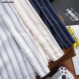  Áo sơ mi nam Heboz cổ pijama ox stripped 3M - 00002572 