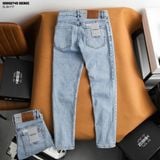  Quần jean nam Heboz dáng slim trơn D042 - 00002745 
