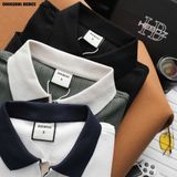  Áo polo nam Heboz dây kéo vải dệt 3M - 00002681 