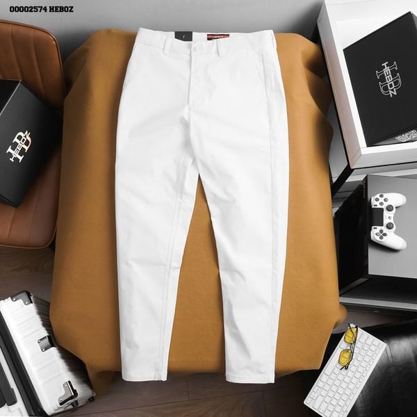  Quần kaki nam Heboz dáng slim 4M - 00002574 