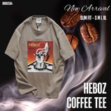  Áo thun nam Heboz Filter coffee (Nâu đậm) - 00002584 