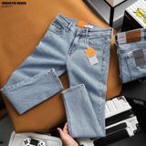  Quần jean nam Heboz dáng slim trơn D042 - 00002745 