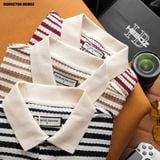  Áo polo nam Heboz cotton stripped 3M - 00002708 