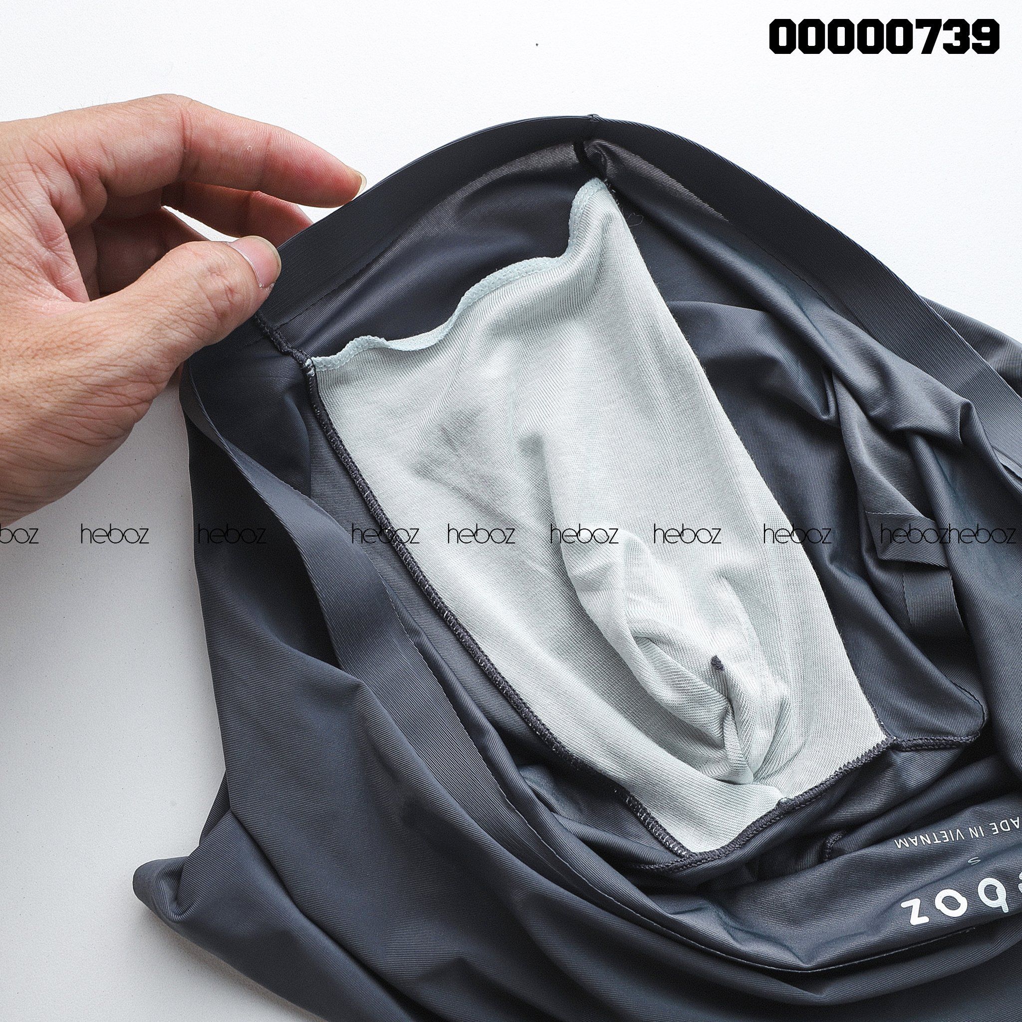  [NHẬP CODE ĐỂ ĐƯỢC GIẢM GIÁ COMBO] Quần boxer đúc Heboz logo in cao 4M - 00000739 