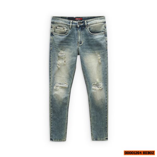  Quần jean slim basic G03 Heboz(RÁCH) - 00001264 