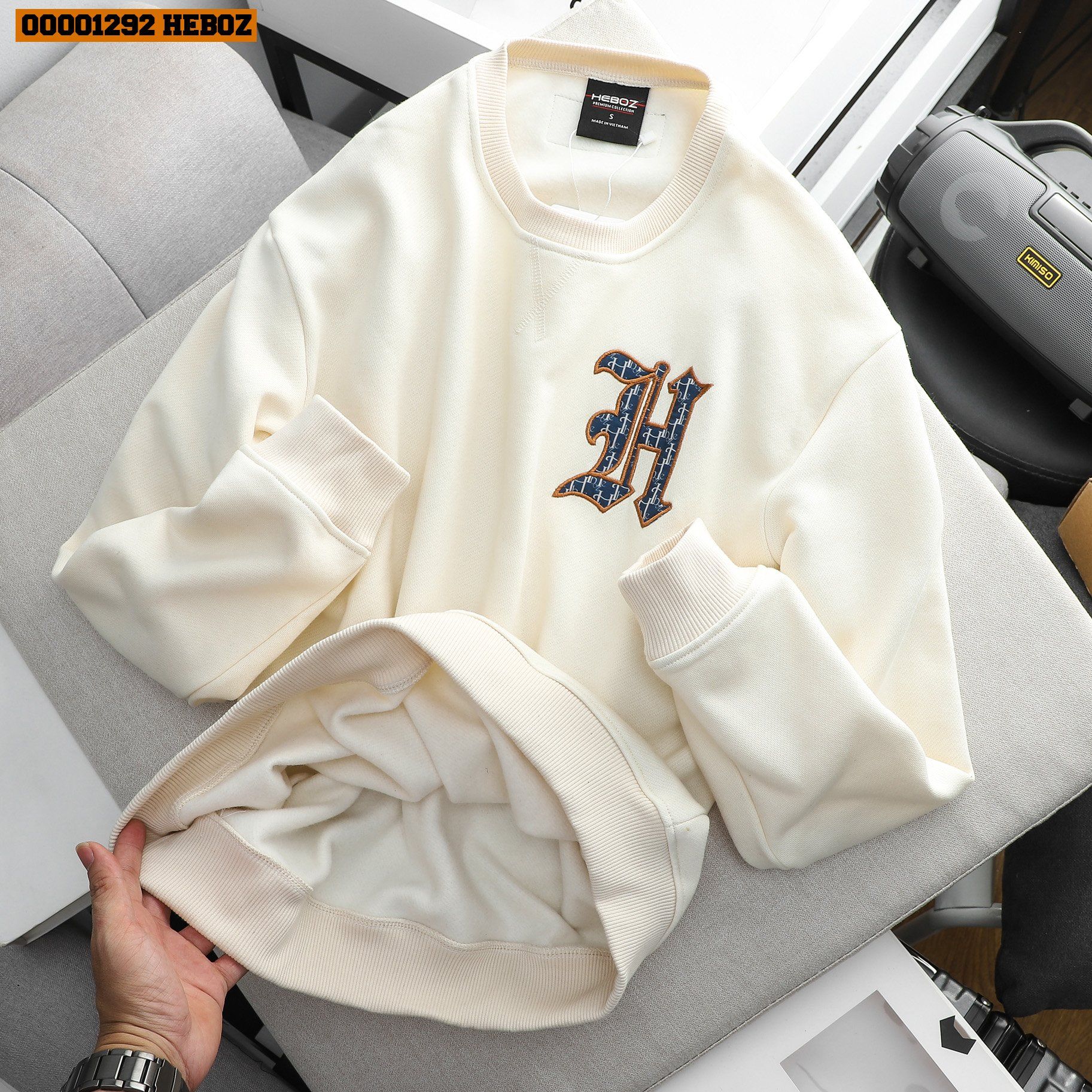  Áo sweater logo H Heboz 3M - 00001292 