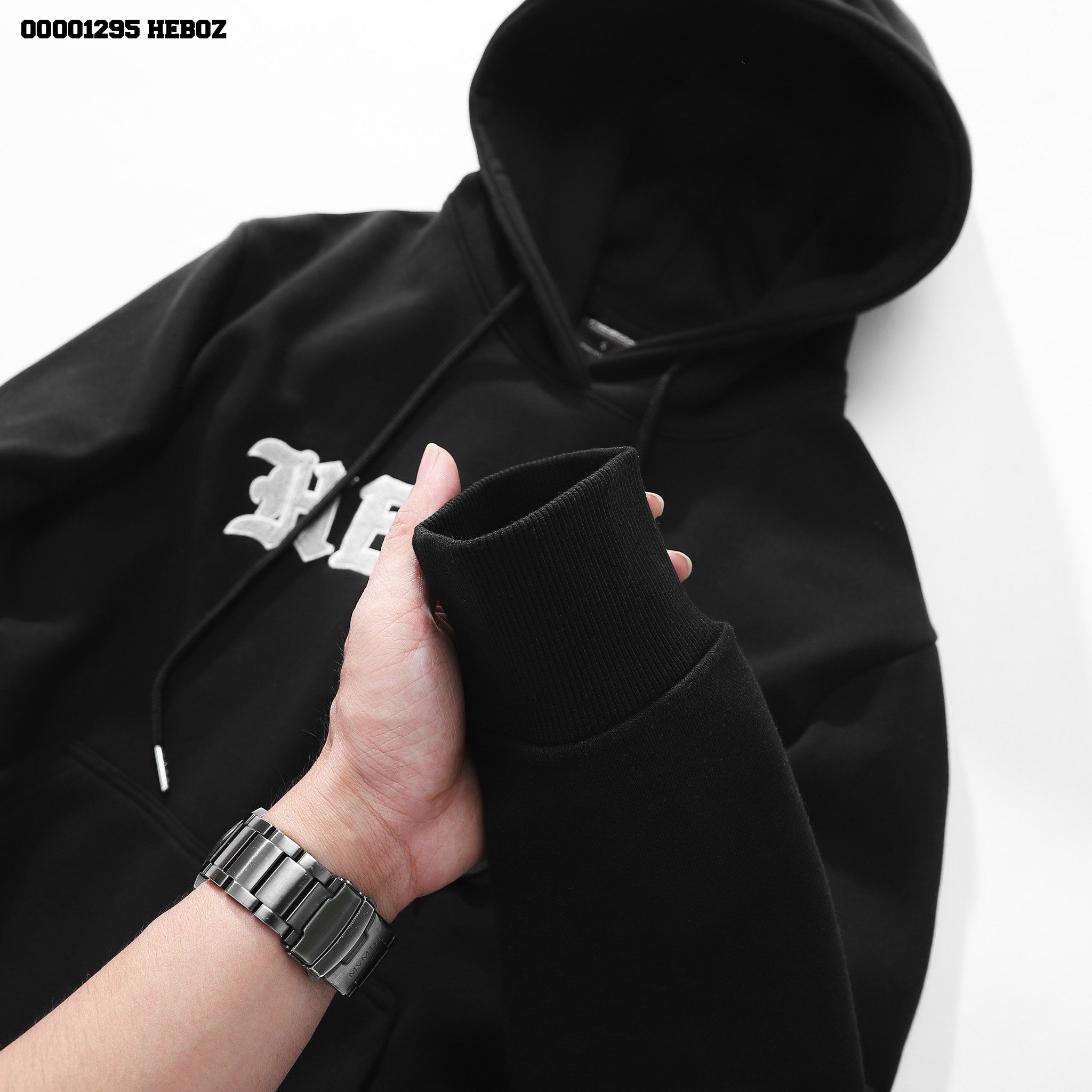  Áo hoodie nỉ thêu xù Heboz 4M - 00001295 