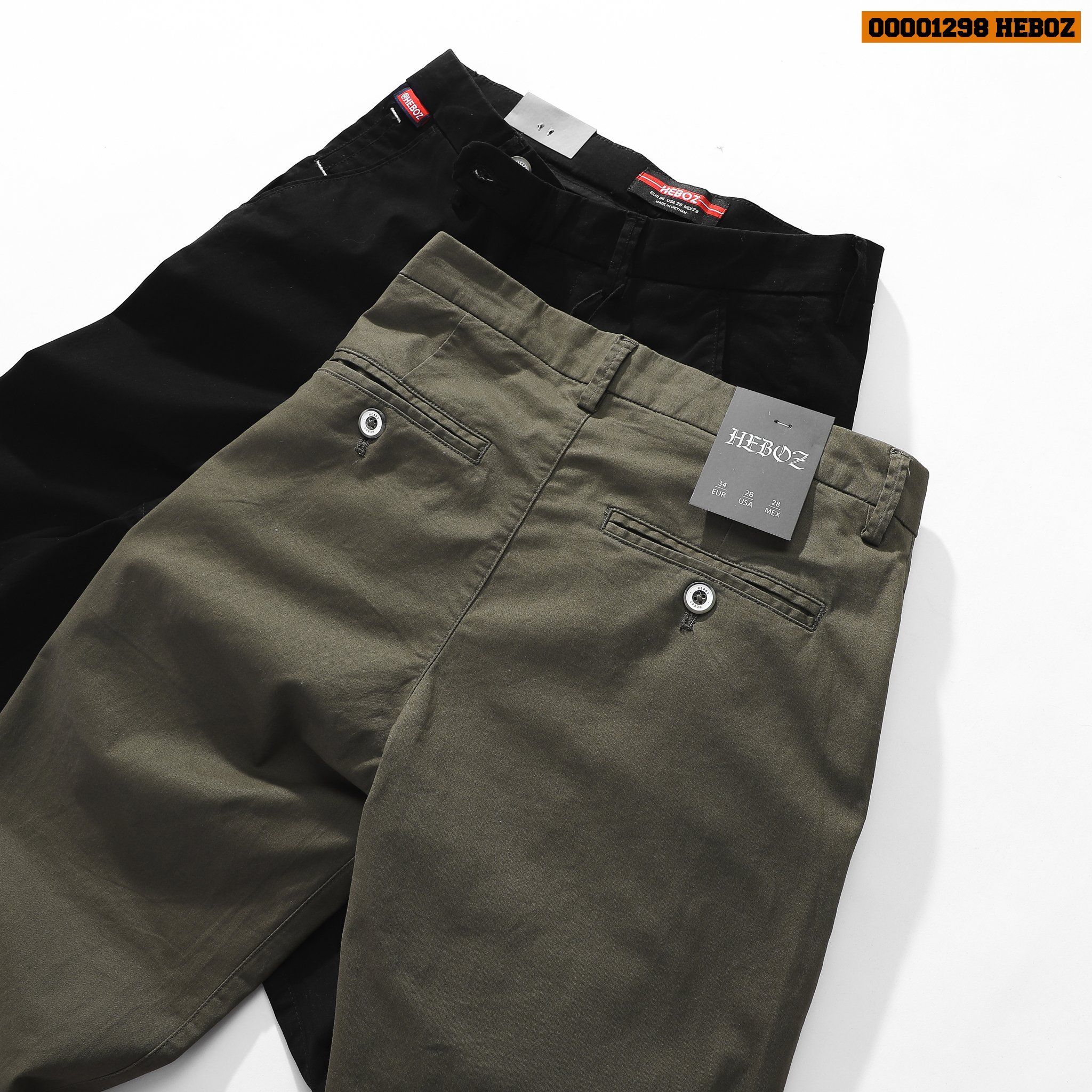  Quần chino slim Heboz 5M - 00001298 