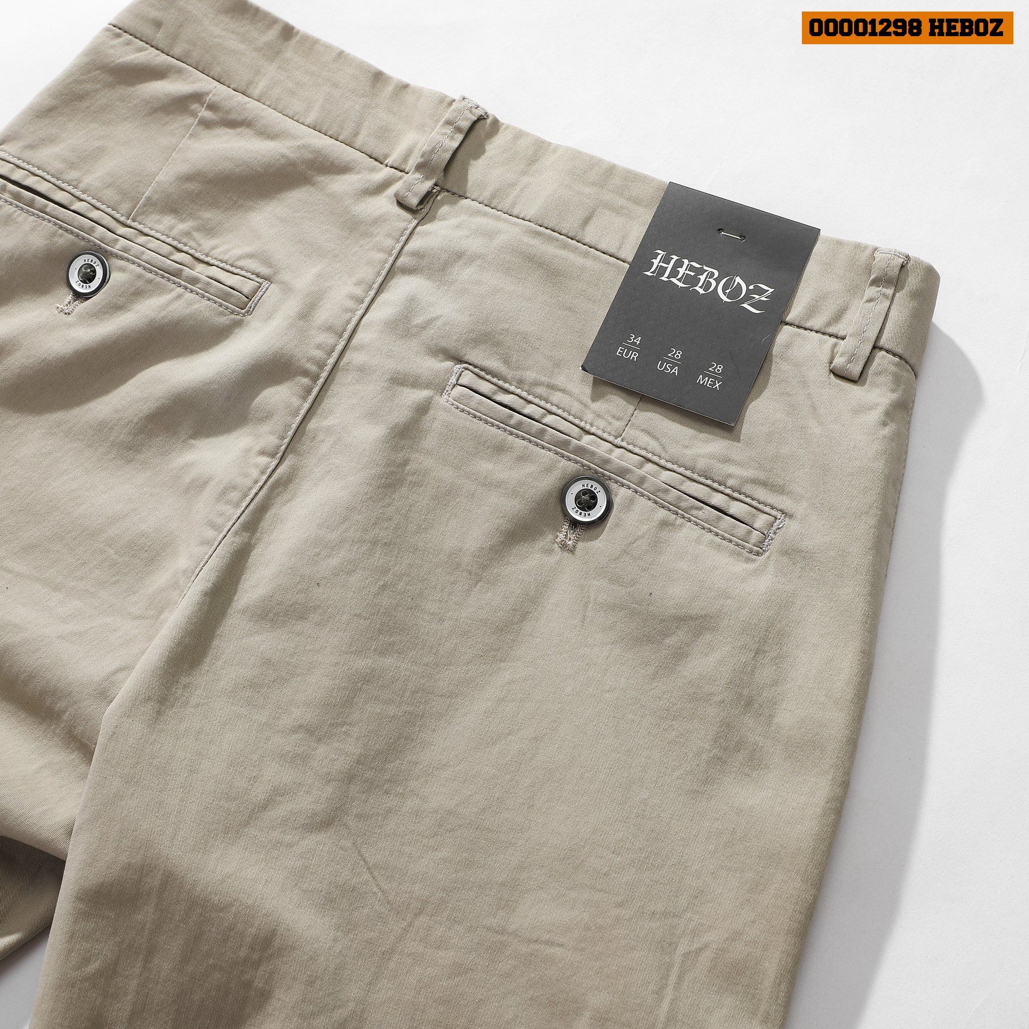  Quần chino slim Heboz 5M - 00001298 