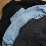  Áo sơ mi denim basic Heboz 3M - 00001399 