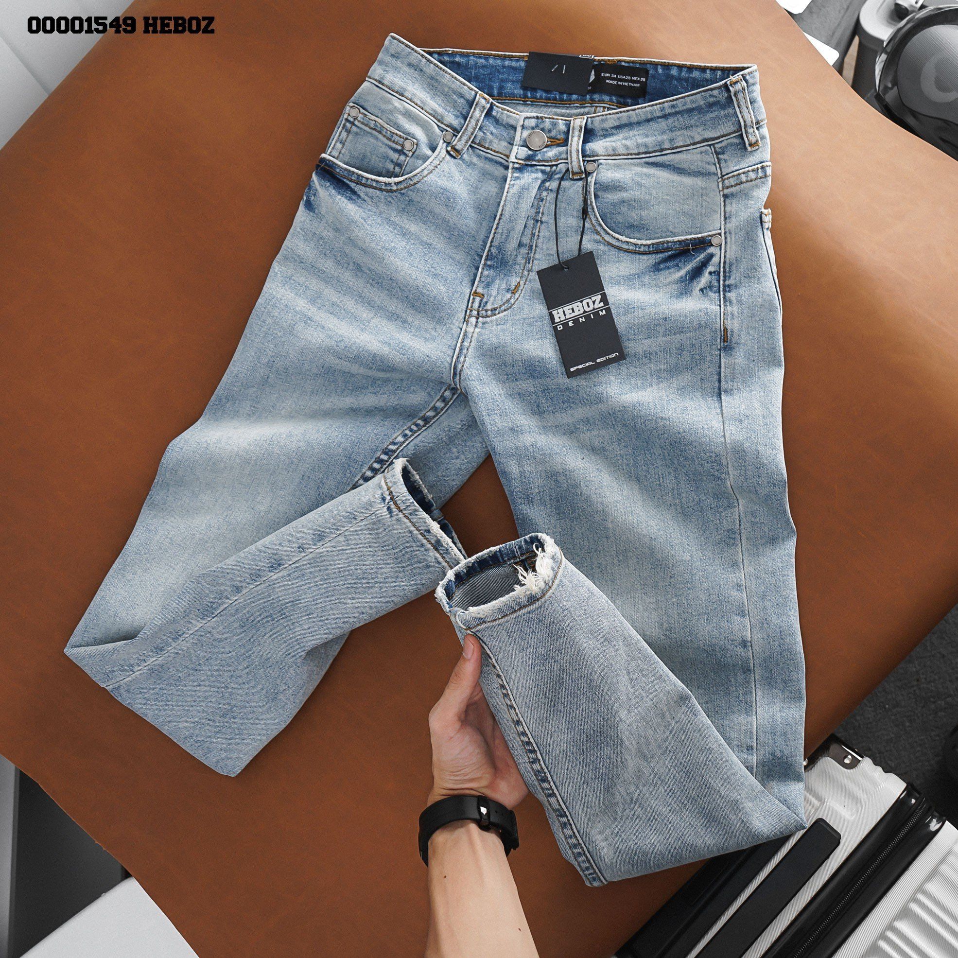  Quần jean basic slim Heboz Z31 - 00001549 