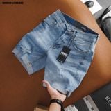  Quần short denim gập gấu hieu ung Heboz 6M - 00001543 