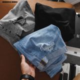  Quần short denim gập gấu hieu ung Heboz 6M - 00001543 