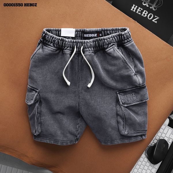  Quần short thun wash túi hộp Heboz 2M - 00001550 