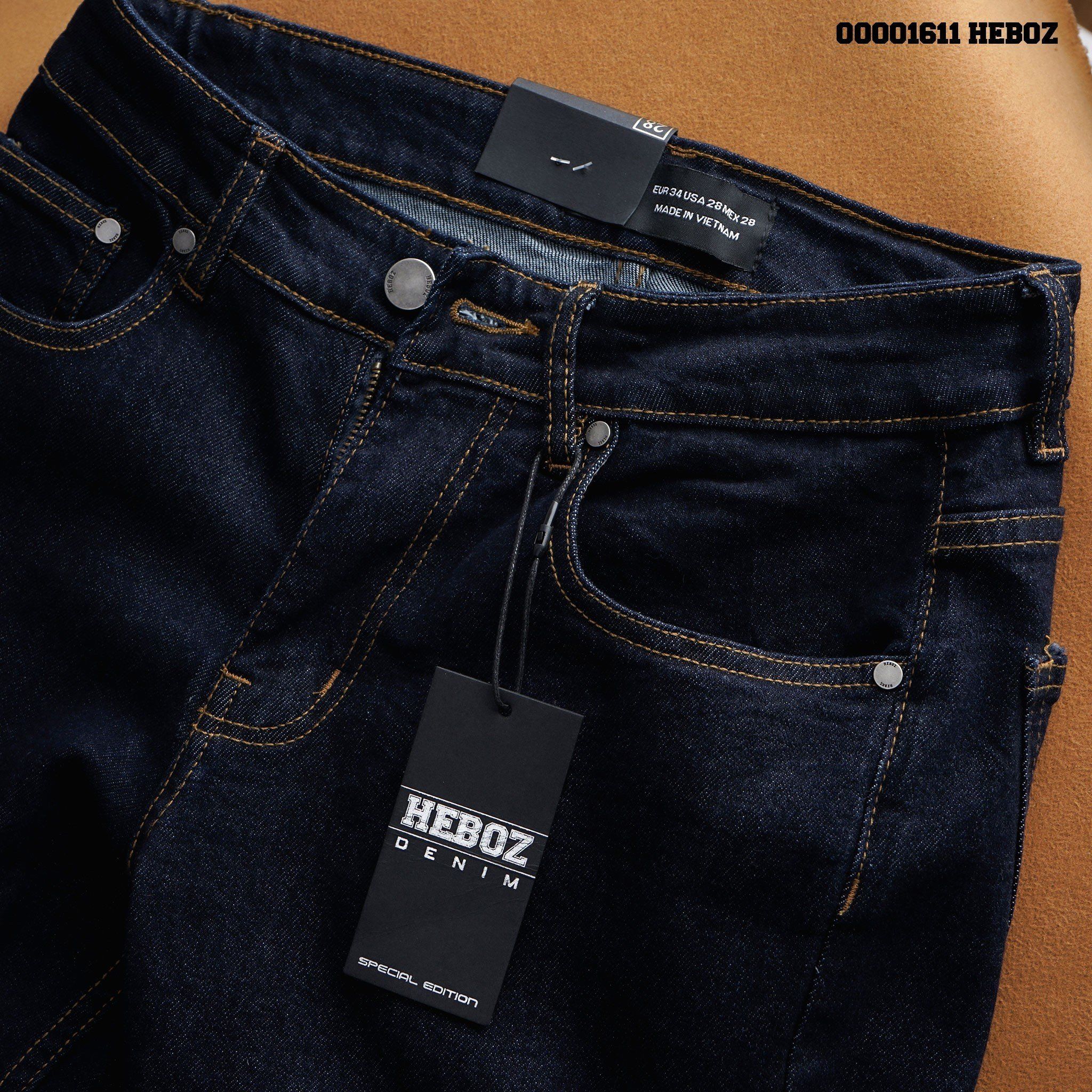  Quần short jean indigo Heboz 2M - 00001611 