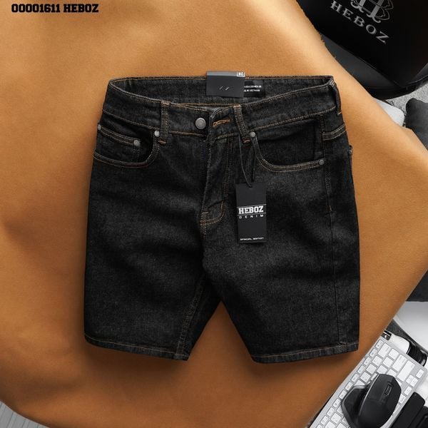  Quần short jean indigo Heboz 2M - 00001611 