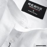  Áo sơ mi Henley linen Heboz 4M - 00001635 