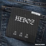  Quần jean nam Heboz dáng slim rách 059 - 00001764 