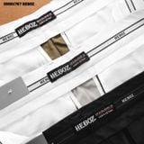  Quần tây nam Heboz logo thêu gập gấu 3M - 00001767 