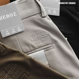  Quần tây nam Heboz logo thêu gập gấu 3M - 00001767 