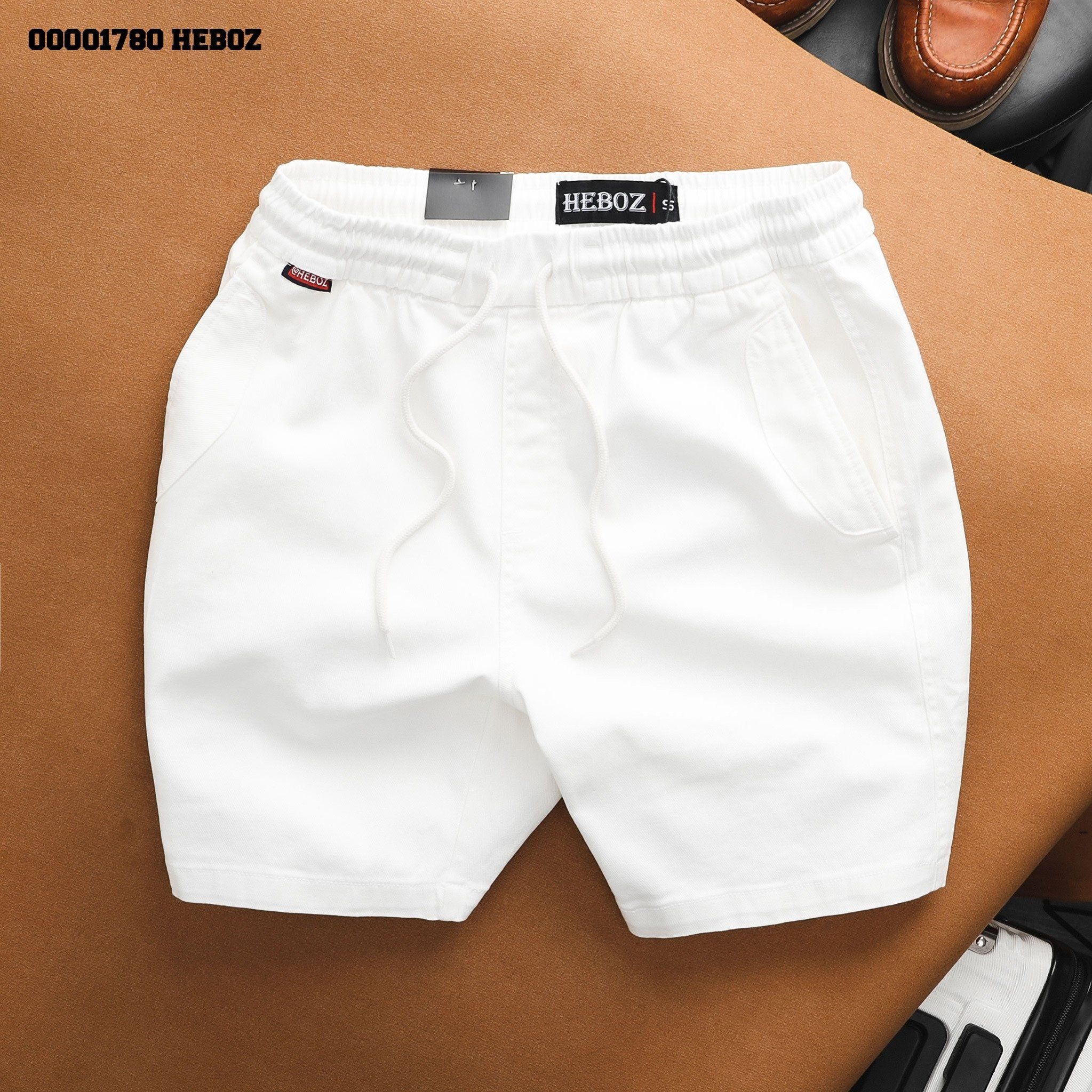  Quần short kaki lưng thun Heboz 4M new - 00001780 