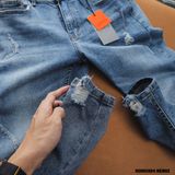  Quần jean nam Heboz basic dáng slim rách 068 Heboz - 00001924 