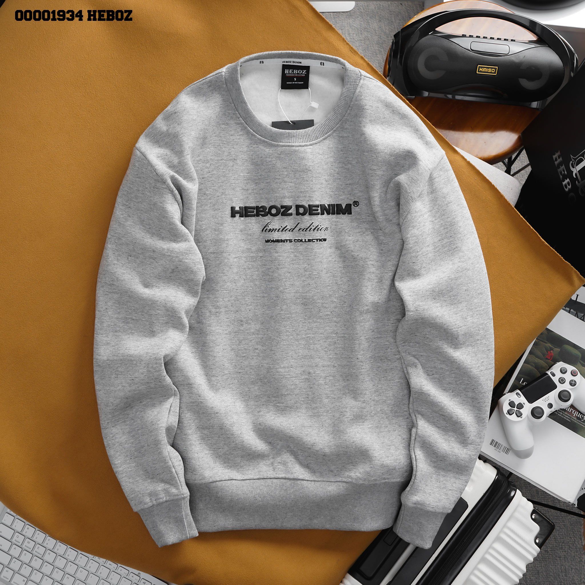  Áo sweater nỉ bông limited Heboz 3M - 00001934 